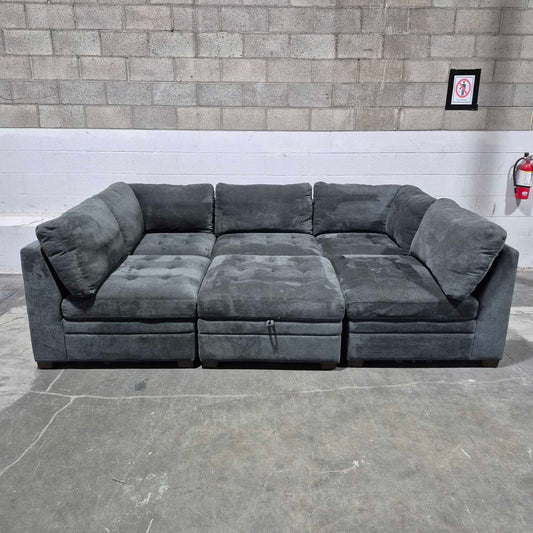 Thomasville Tisdale Dark Gray Modular Sectional Retails $1799 at costco