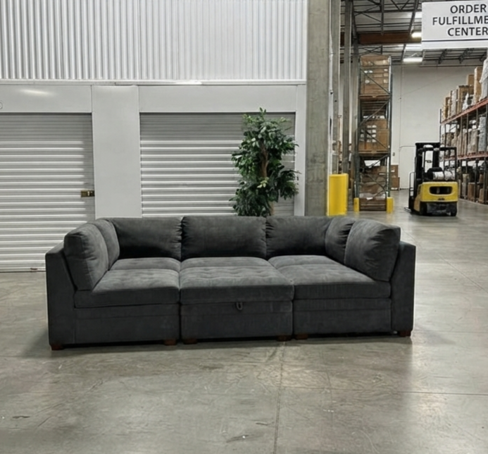 Thomasville Tisdale Dark Gray Modular Sectional Retails $1799 at costco