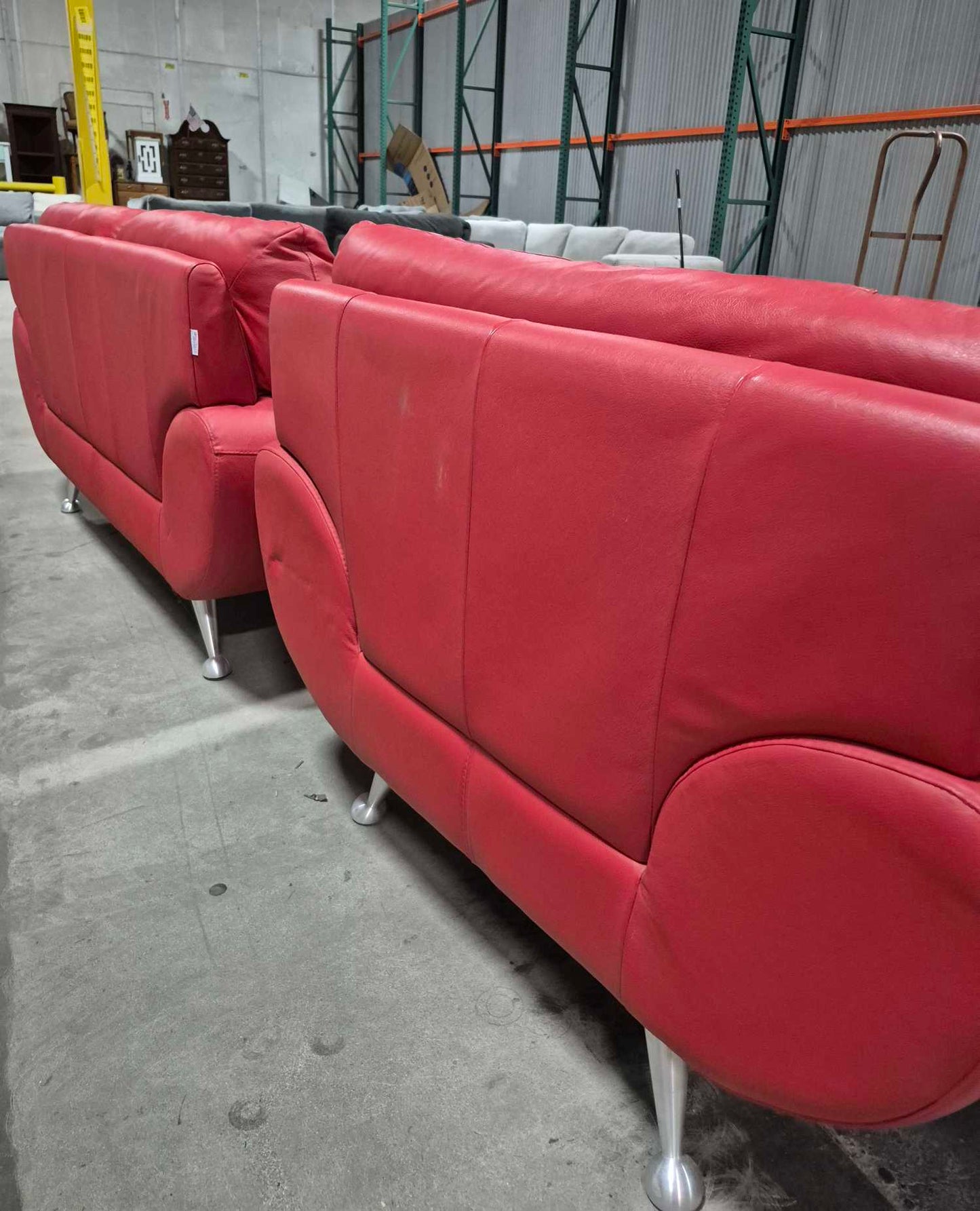 Nicoletti Italian leather Sofa made in Italy