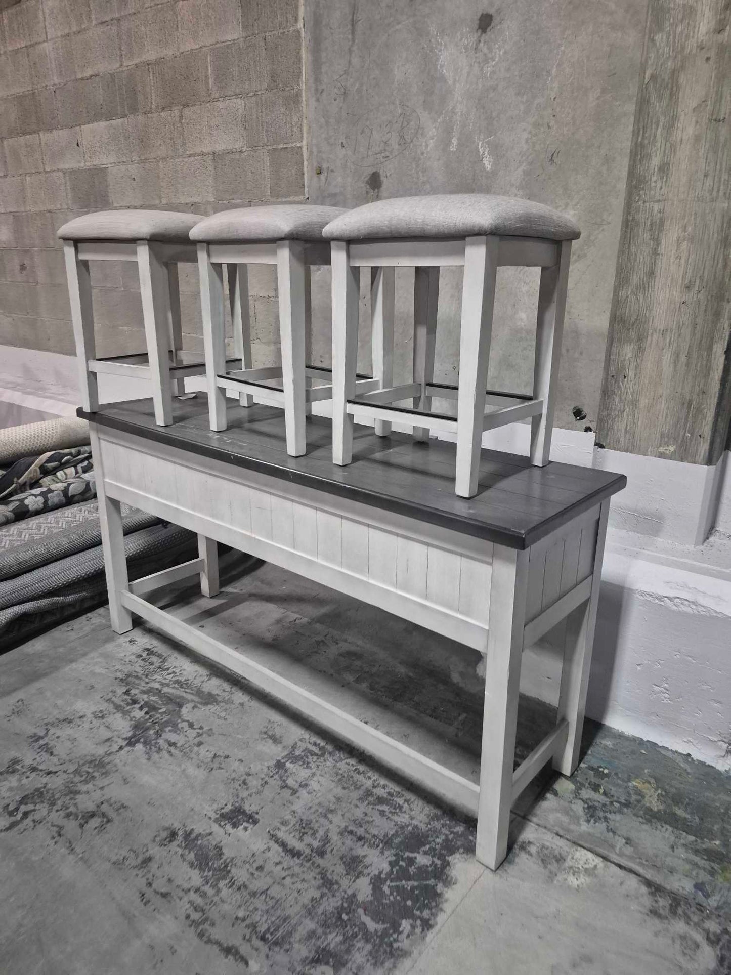 Table & 3 stools (costco)