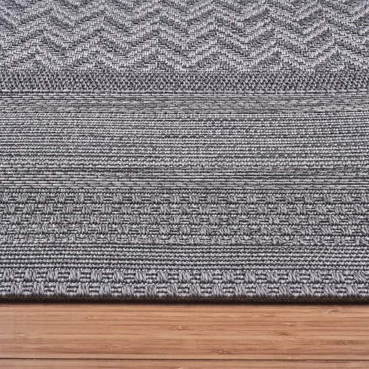 Laguna Outdoor & Indoor Area Rug, Daria Silver iron 8ft × 10ft