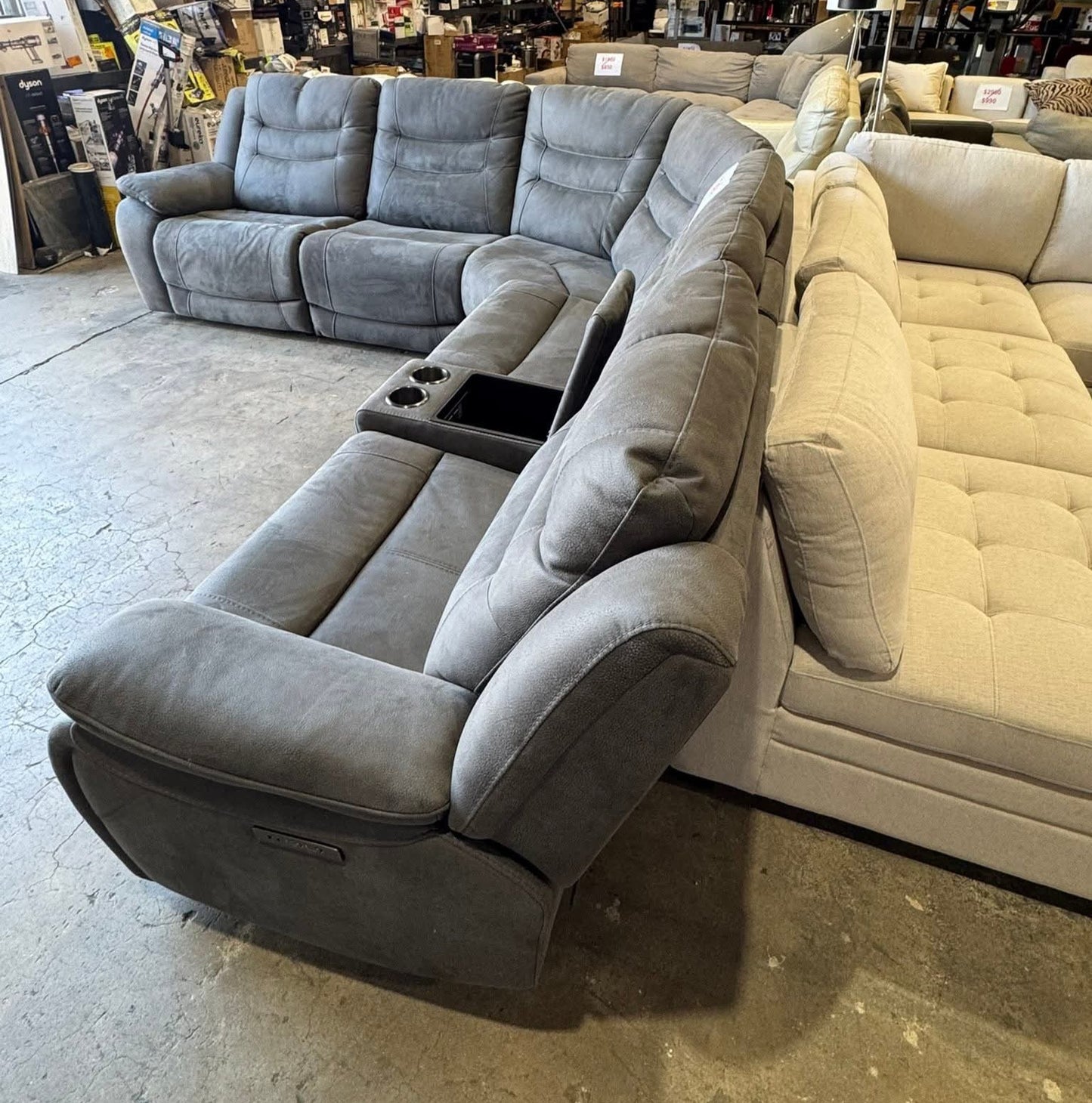 Kelsee Power recliner sectional sells for $2500 at costco