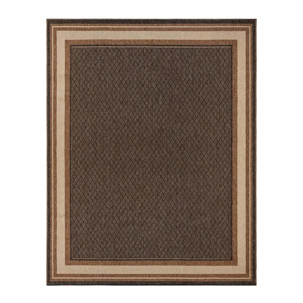 Ringley Tailer Outdoor Rug by Gertmenian size 8ft × 10ft