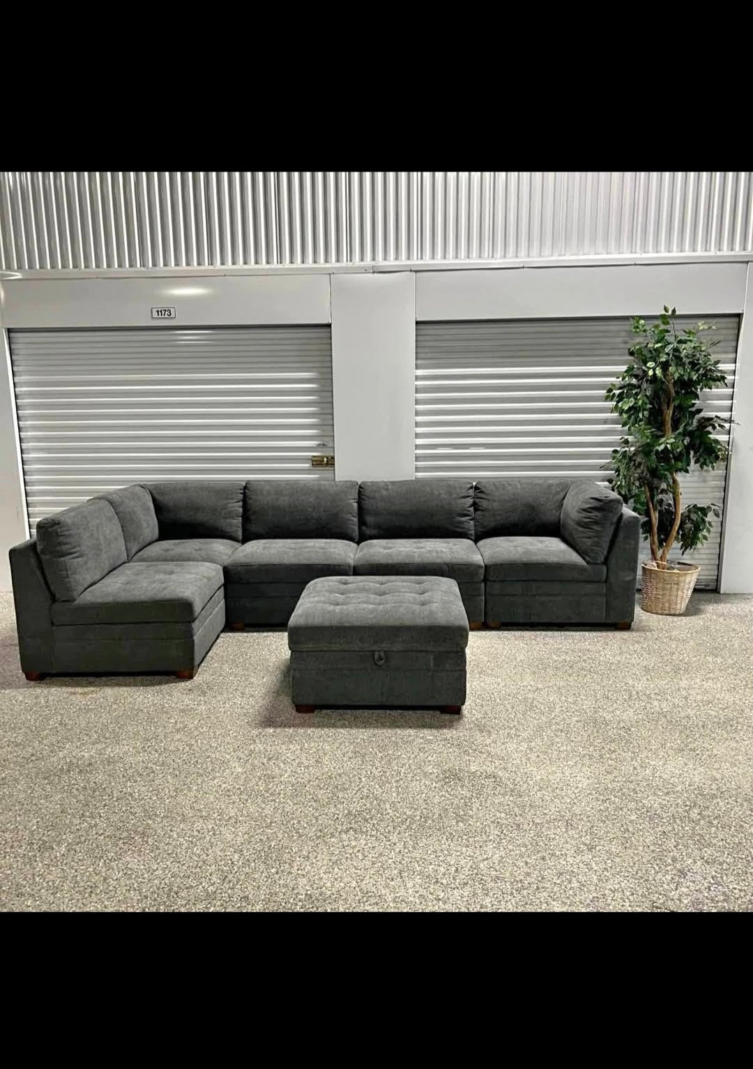 Thomasville Tisdale Dark Gray Modular Sectional Retails $1799 at costco