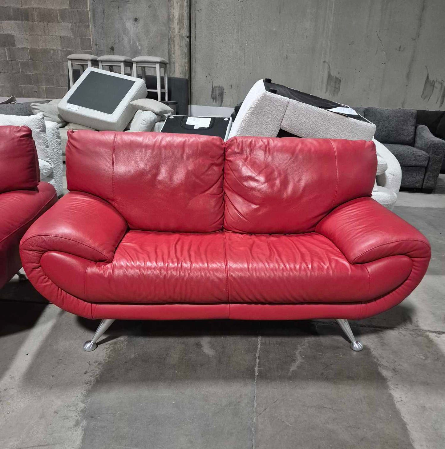 Nicoletti Italian leather Sofa made in Italy
