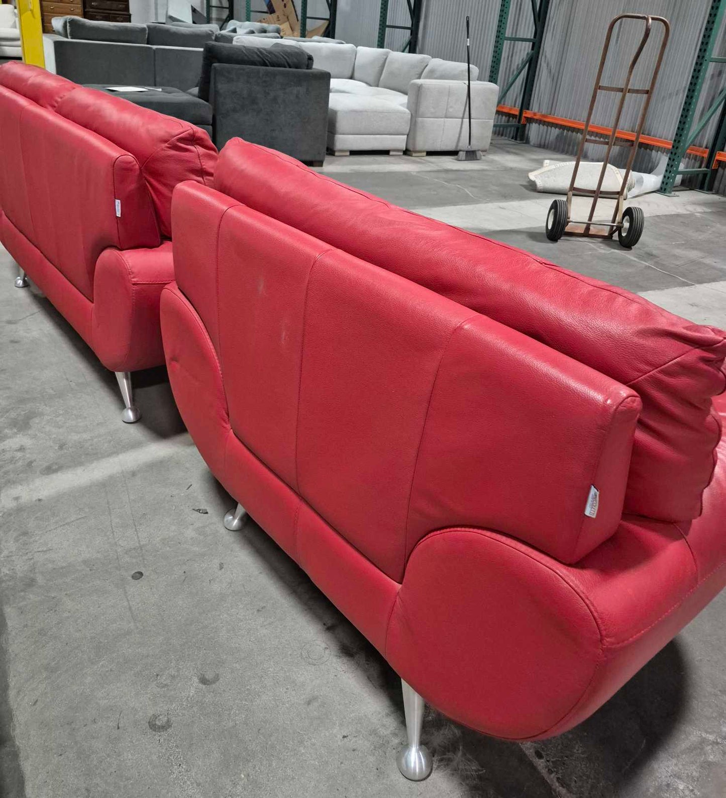 Nicoletti Italian leather Sofa made in Italy
