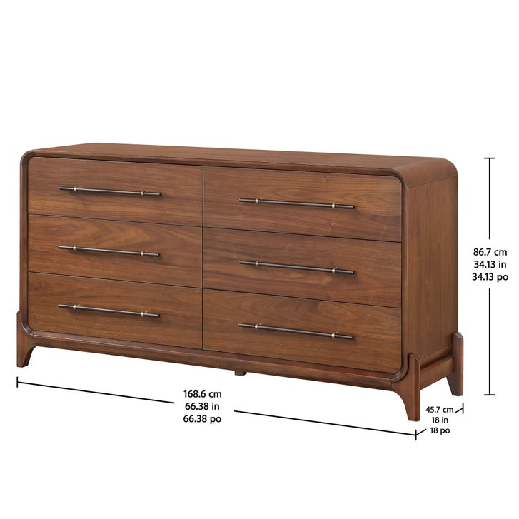 Rockford 6 Drawer Dresser