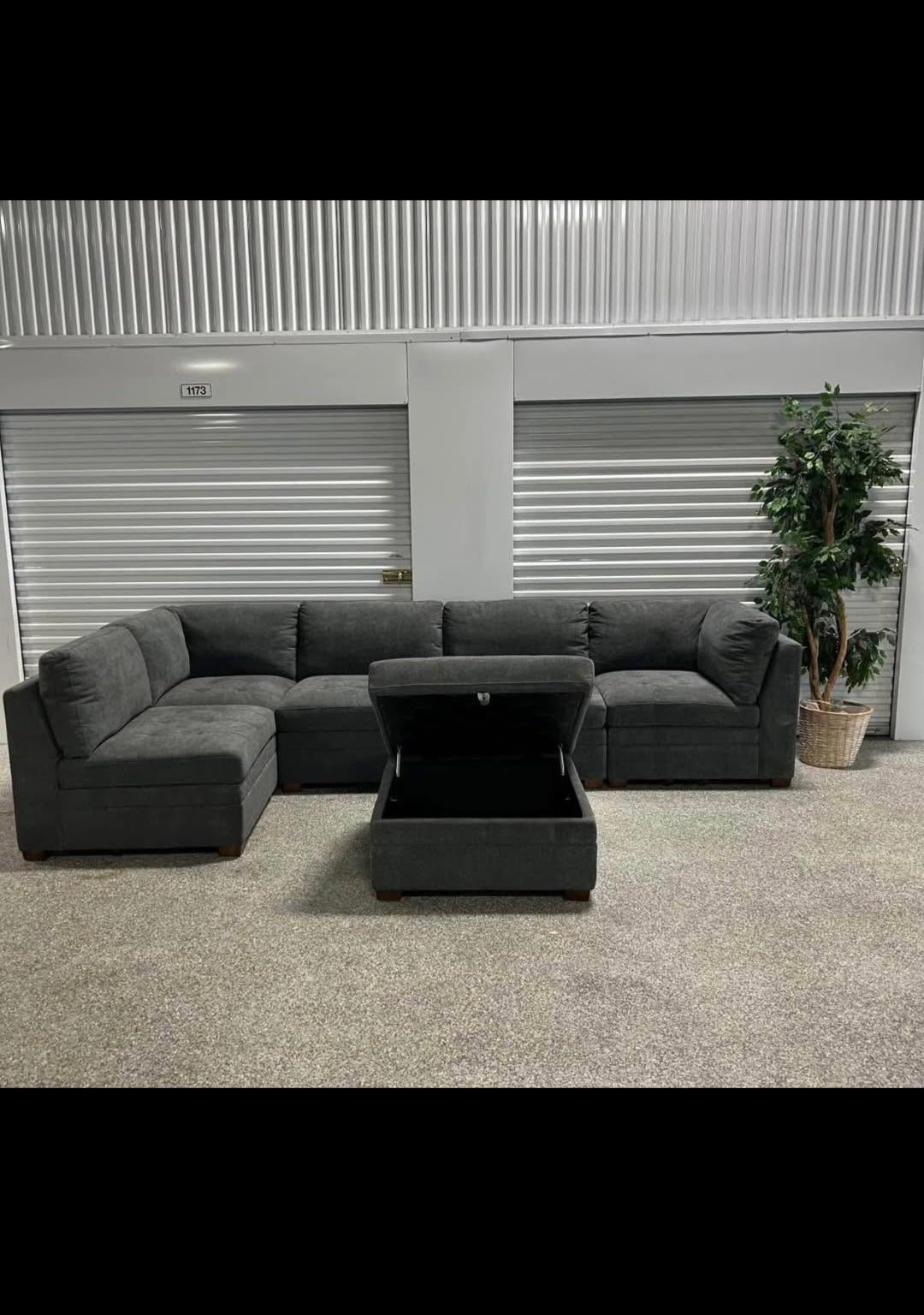 Thomasville Tisdale Dark Gray Modular Sectional Retails $1799 at costco