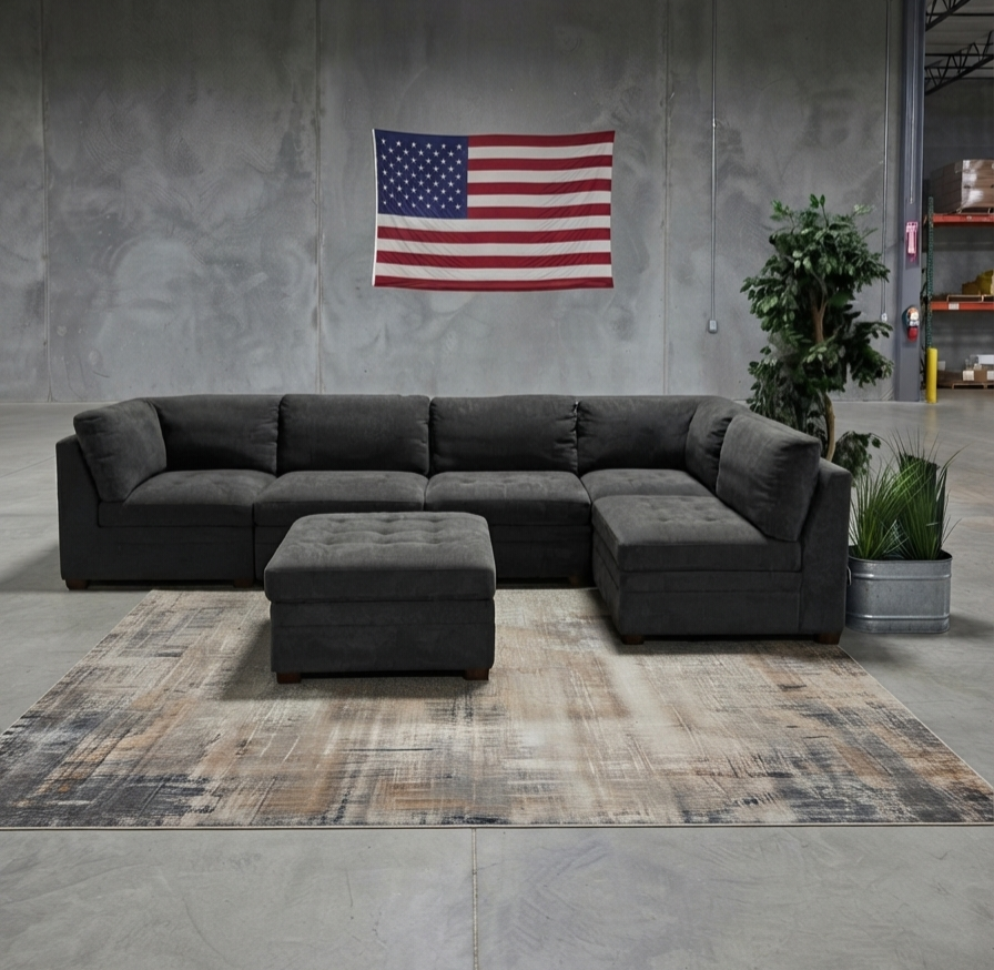 Thomasville Tisdale Dark Gray Modular Sectional Retails $1799 at costco